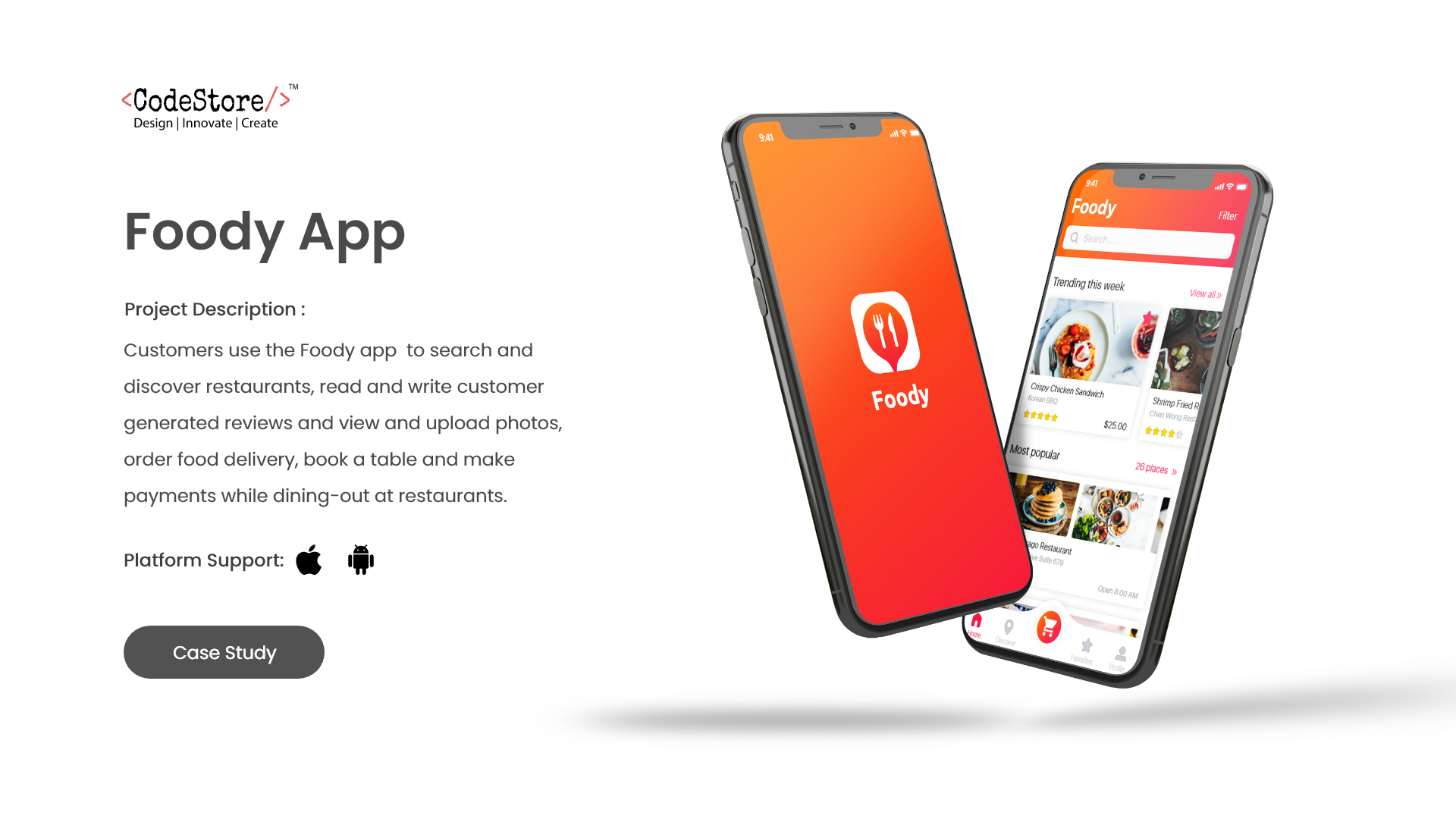 Foody App - CodeStore Technologies