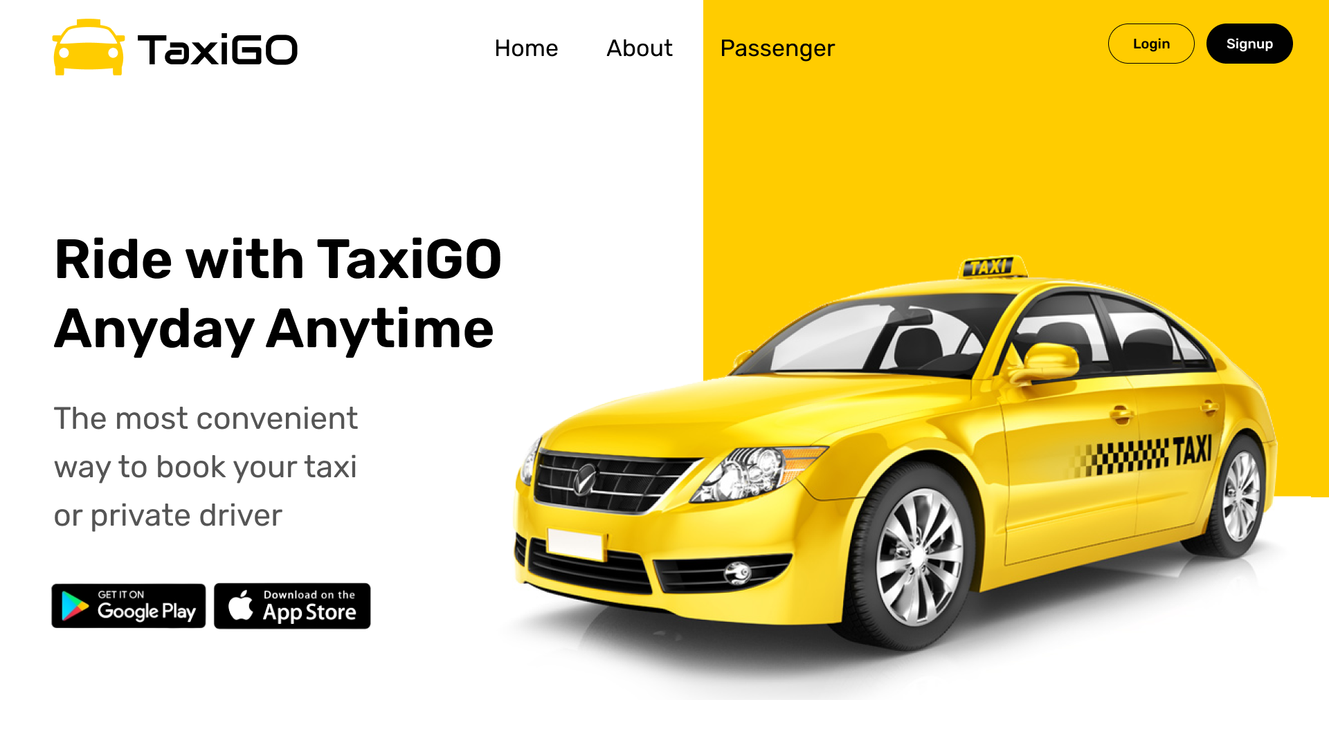 taxi booking app